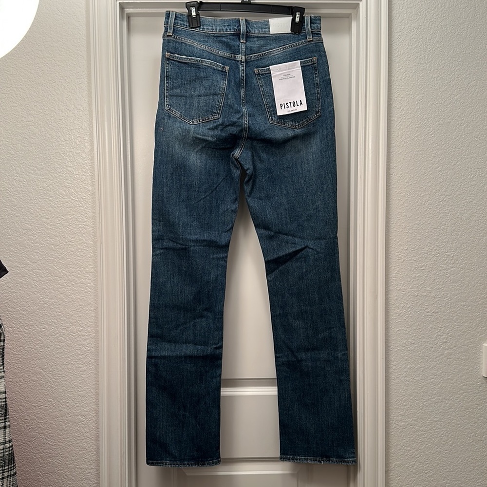 Women’s Pistola Colleen High Rise Slim Boot slit Jean Size 31 - Picture 6 of 10